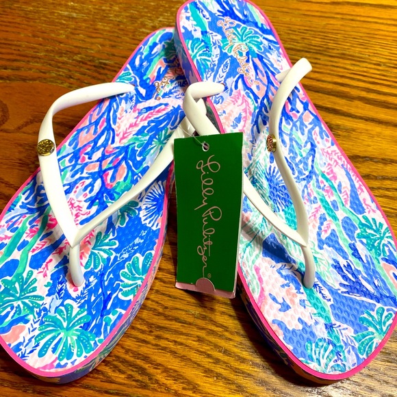 Lilly Pulitzer Shoes - NWT Lilly Pulitzer Flip Flops